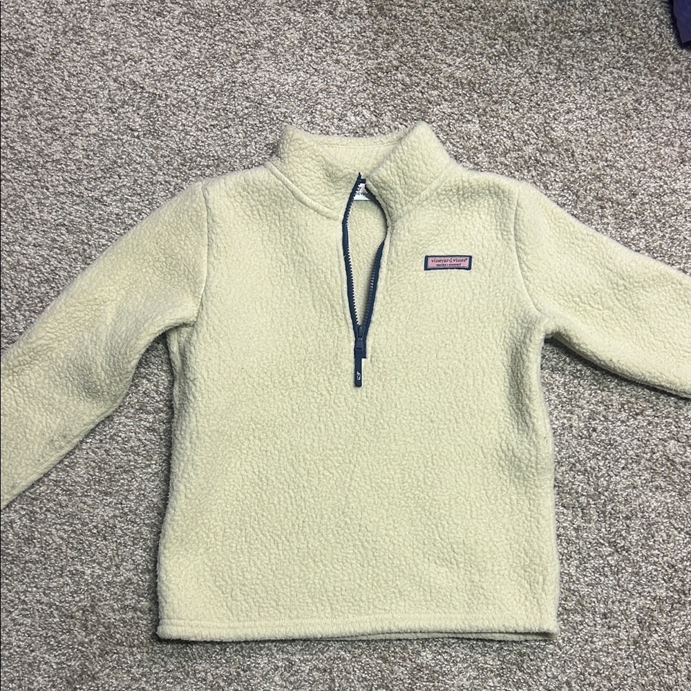 Vineyard Vines Kids Cream Fleece Hoodie